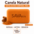 Jabón Artesanal Exfoliante de Canela con Glicerina y 5 Aceites Naturales | 120 g
